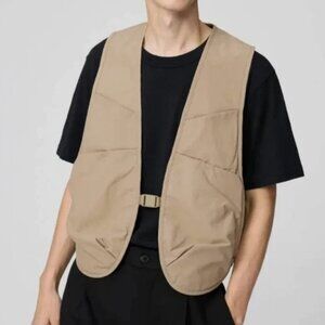 UNIQLO U Lemaire Utility Vest size Large unisex like new beige